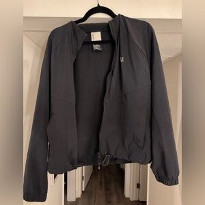 Vuori Black Zip-Up Track Jacket Size L